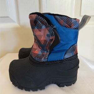 Northside Kids Black and Blue Snow Waterproof Boots Size Toddler 5